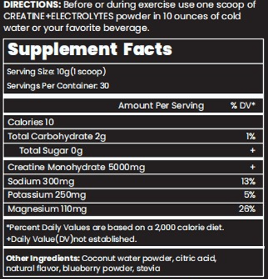 Creatine + Electrolytes